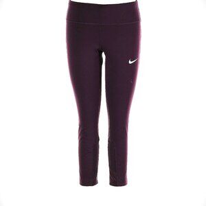 NIKE Running Athletic Womens Capri Drawstring Workout Legging Size Medium